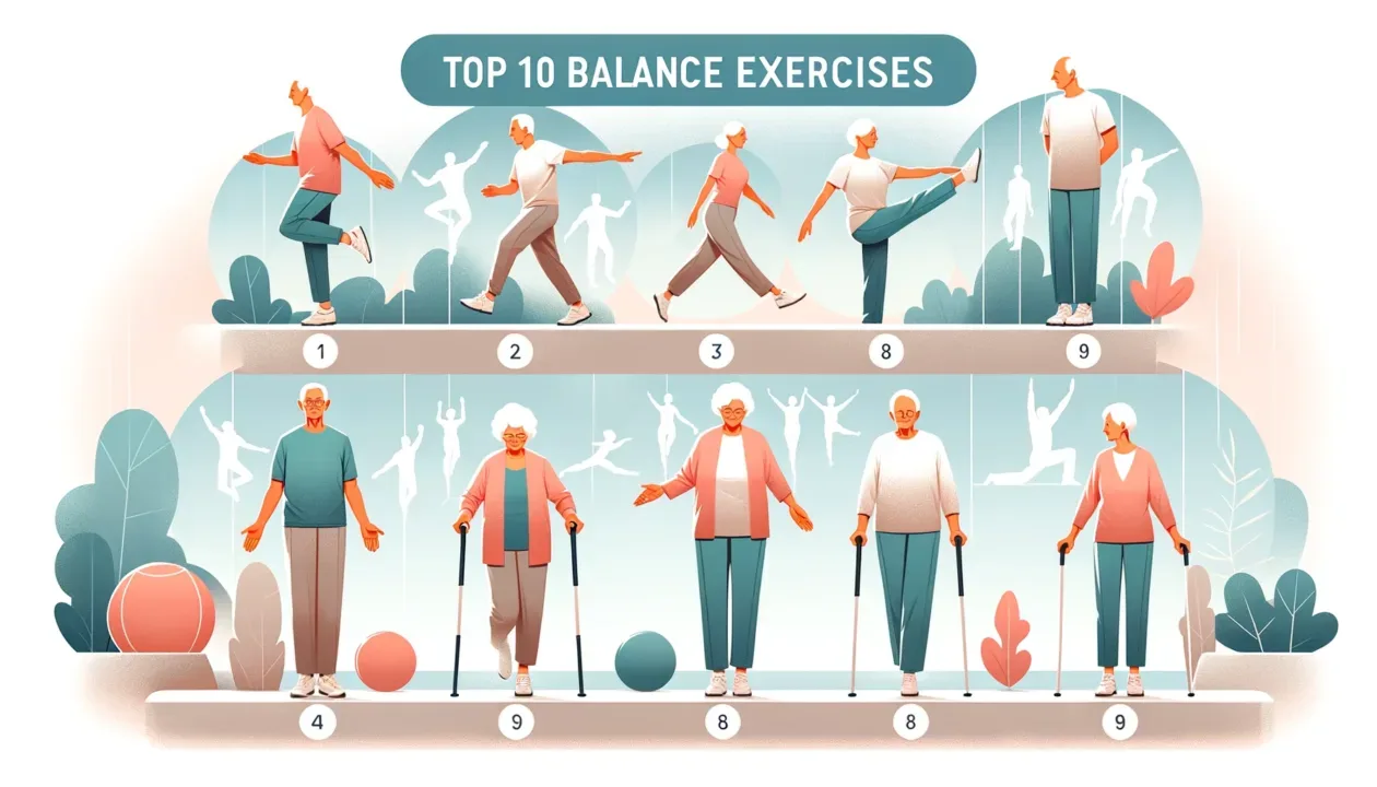 Top 10 Balance Exercises for Elderly: Enhancing Stability and Confidence